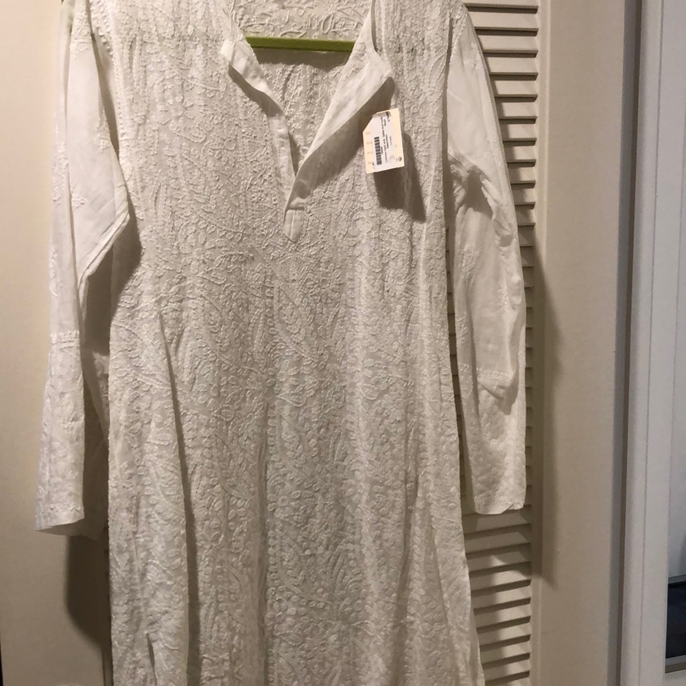 Indian embroidery long Kurta